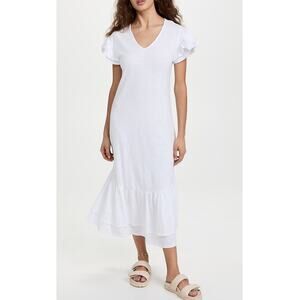 easy going z supply slub dress medium | Dresses | Z Supply Cotton Midi Imported and endlessly versatile in a clean white color Z SUPPLY Women's Go Easy
